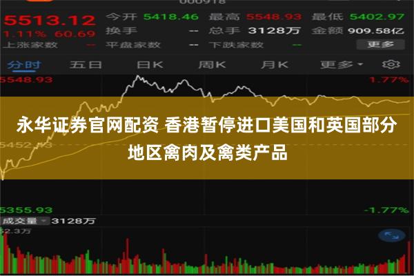 永华证券官网配资 香港暂停进口美国和英国部分地区禽肉及禽
